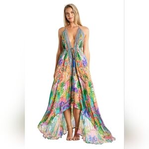 La Moda Resort Halter 3-Way Wear Maxi Dress